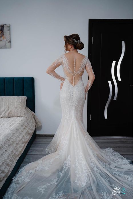 Rochie de mireasa de vanzare,Marimea S!!!