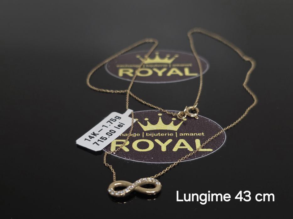 Bijuteria Royal: Lant aur 14k/1.75 gr