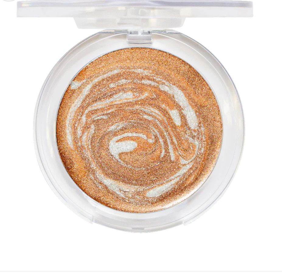 Iluminator J.Cat Beauty Deja Brew Latte Highlighter fard fata sclipici
