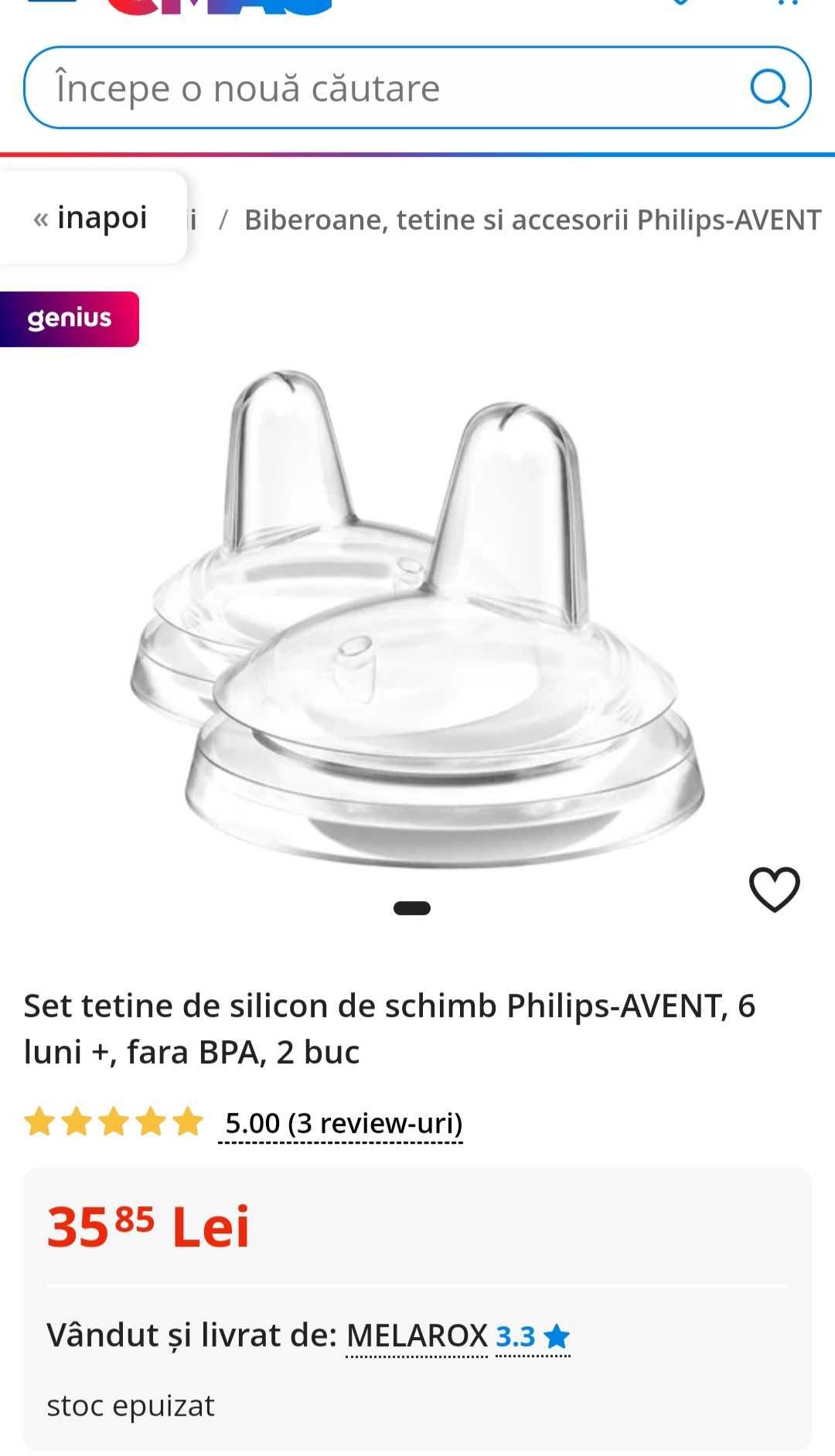 OFERTĂ biberon și 2 căni Philips Avent