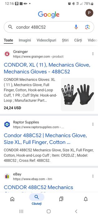 Manusi condor noi sigilate