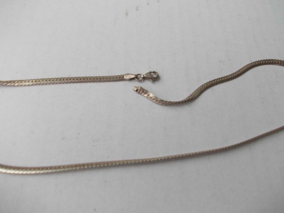 Lant colier vechi din argint 1