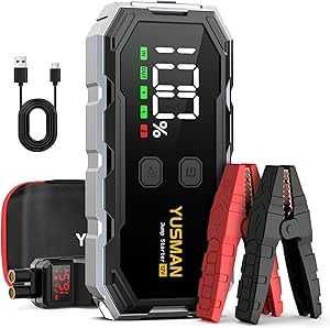 YUSMAN Starter extern pentru mașini | Încărcător de baterie de 6000A