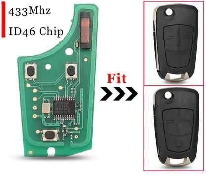 Платкa за ключове за Опел 433Mhz ID46 PCF7941