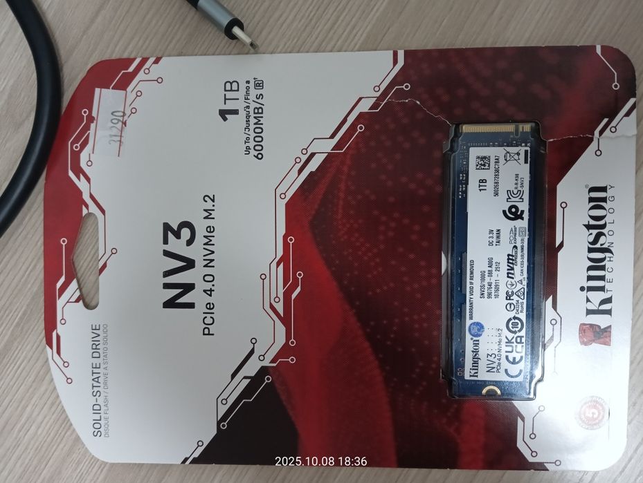 SSD Kingston SNV3S/1tb