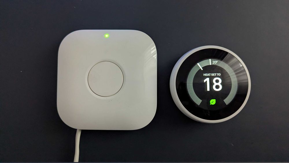 Termostat 3rd Generation Learning Thermostat, Google Nest, Wi-Fi, Alb