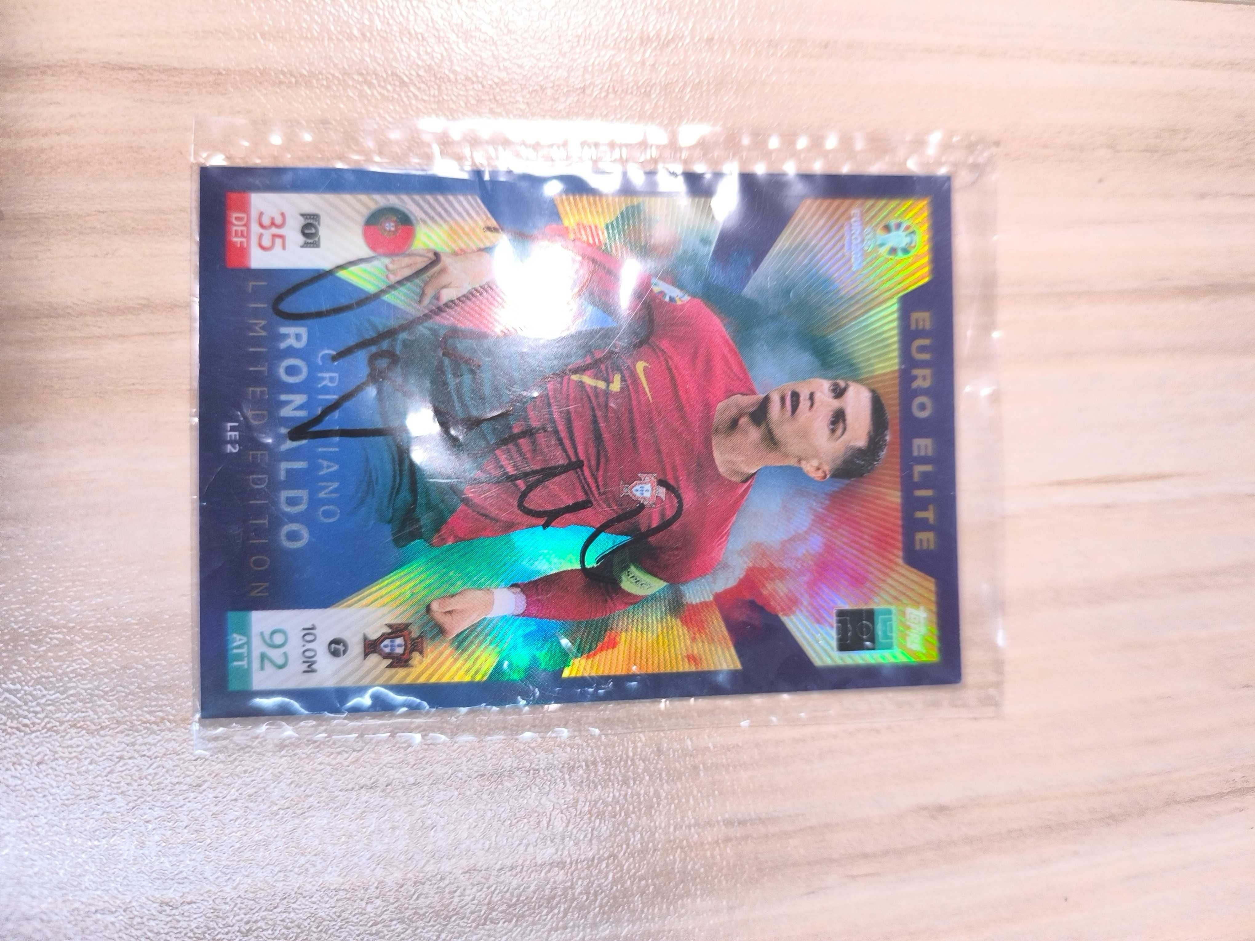 Euro 24 card euro elite Cristiano Ronaldo с подпис.