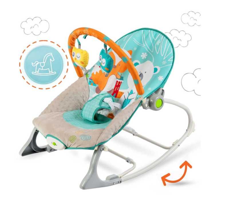 Balansoar si scaun 3 in 1 Foxy Sleep" 0-18kg cu vibratii