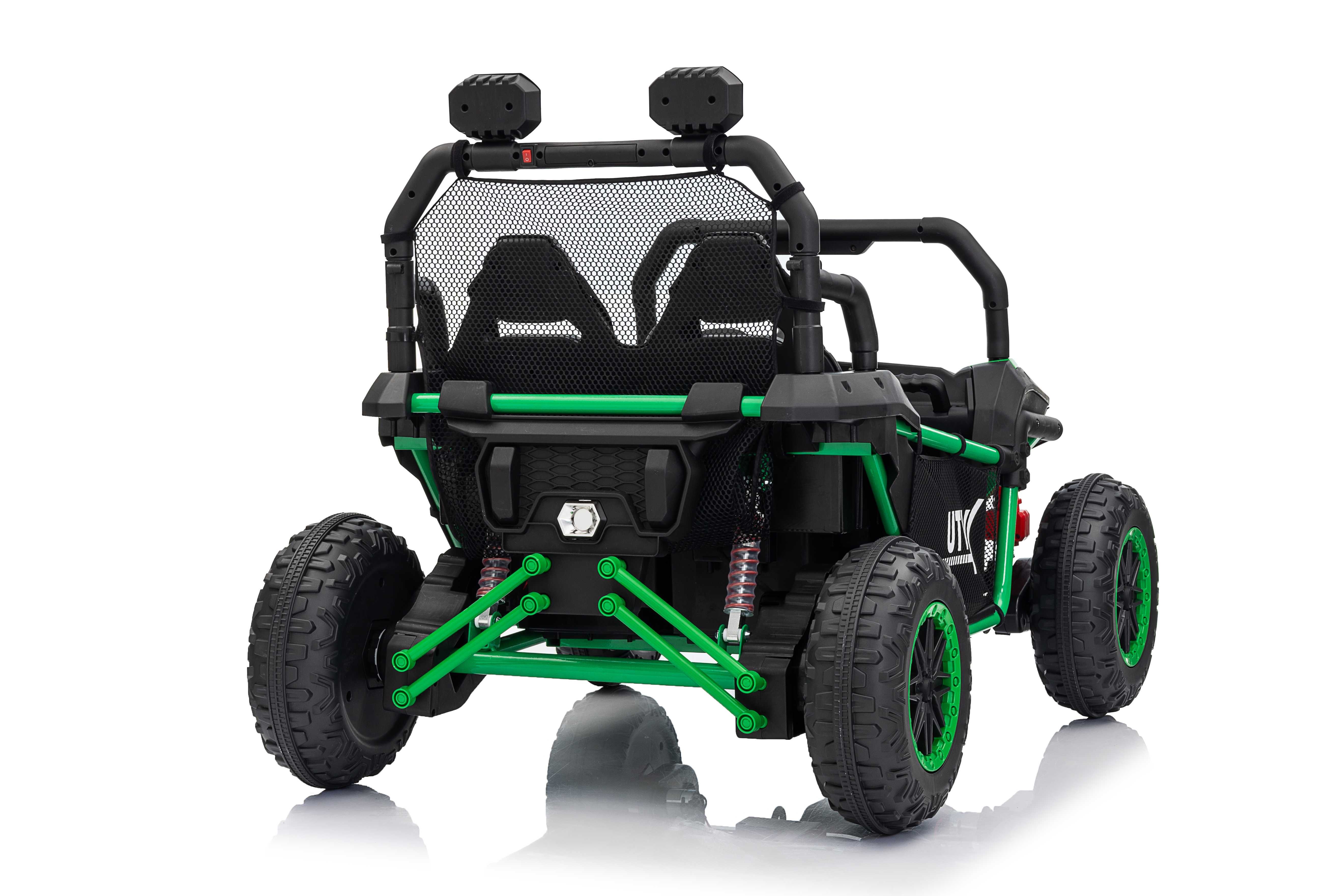 UTV electric pt. 2 copii Kinderauto BJJC307 4X 200W, 24V 10Ah Green