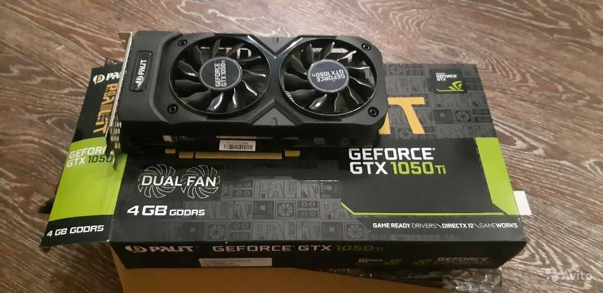 Меняю новую в коробке видеокарту GTX1050Ti 4Gb на хороши ноутбук