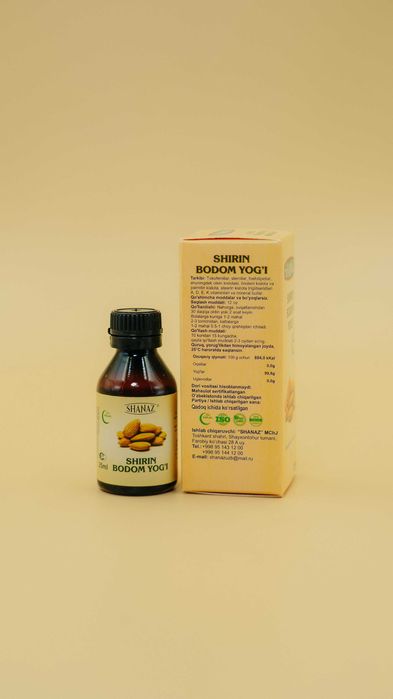 Масло Сладкого миндаля 25мл  (Ширин бодом ёғи)