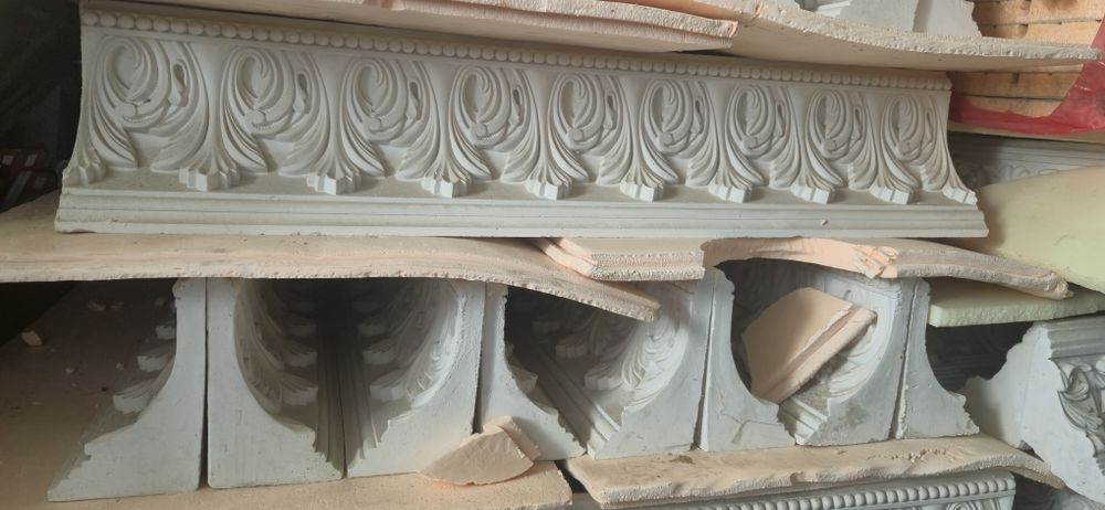 Гипсовая лепка галтели 95×18