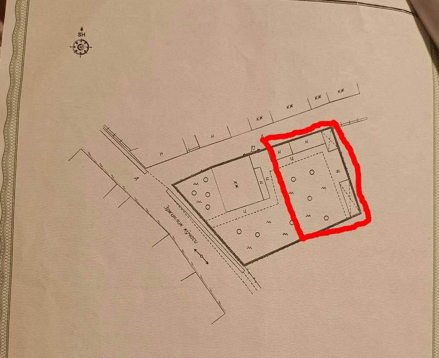 Участок 262 м² со всеми коммуникациями в Сергели! Готов к стройке