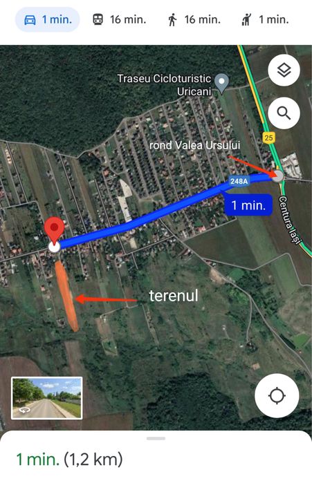 Vand teren intravilan,Mirosalava,Valea Ursului,4738mp