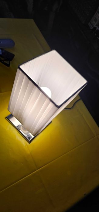 Veioza Ada, 1xE14, 60W, Alb, Metal si Panza