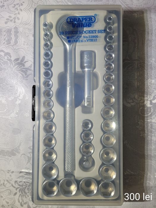 DRAPER Value 39 pieces SOCKET SET
