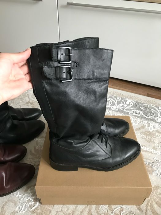Сапоги из натуральной кожи