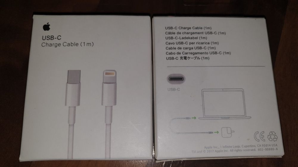 Cablu original Apple USB C - Lightning iPad iPhone 8 X XR Xs 11 12 13