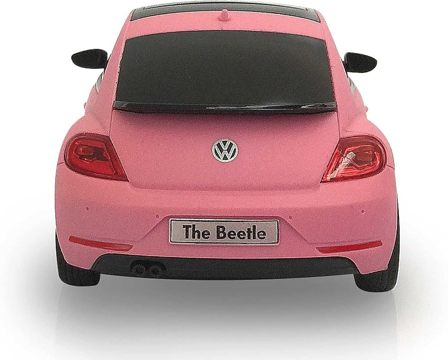 Розова кола с дистанционно Бийтъл VW Beetle 1:24 с промяна на цвета