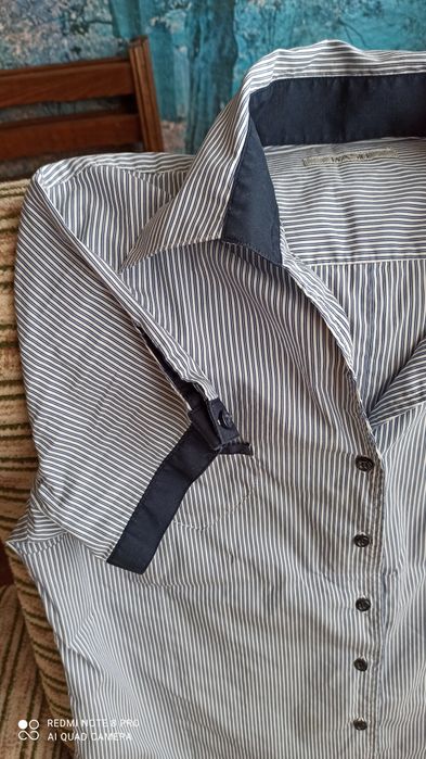 Мъжка риза с къс ръкав