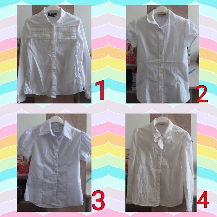 Продам блузки школьные