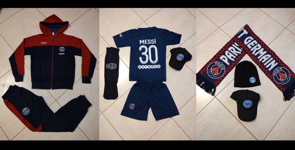 Ronaldo vs Messi Al Nassr vs PsG 2023 детски екипи от 4 до 16г ново