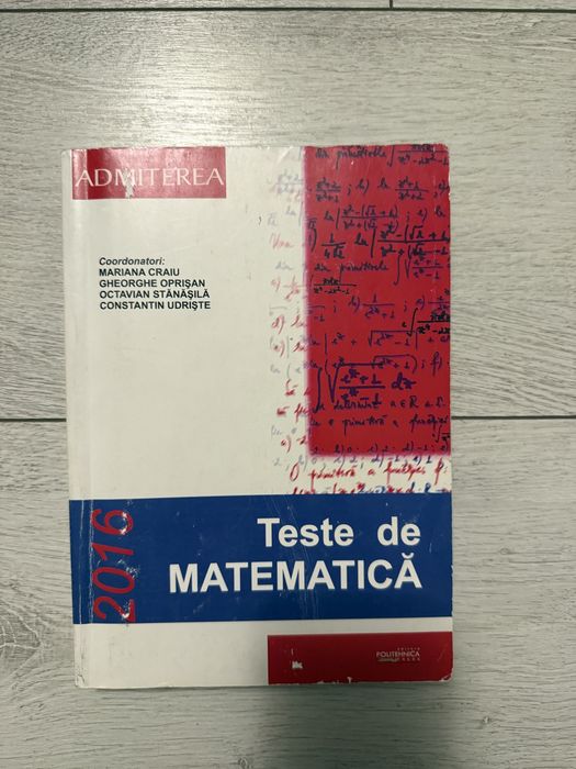 Culegeri admitere politehnica de matematica 2020/2016