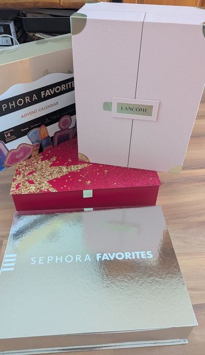 Кутии от Адвент календари Sephora,