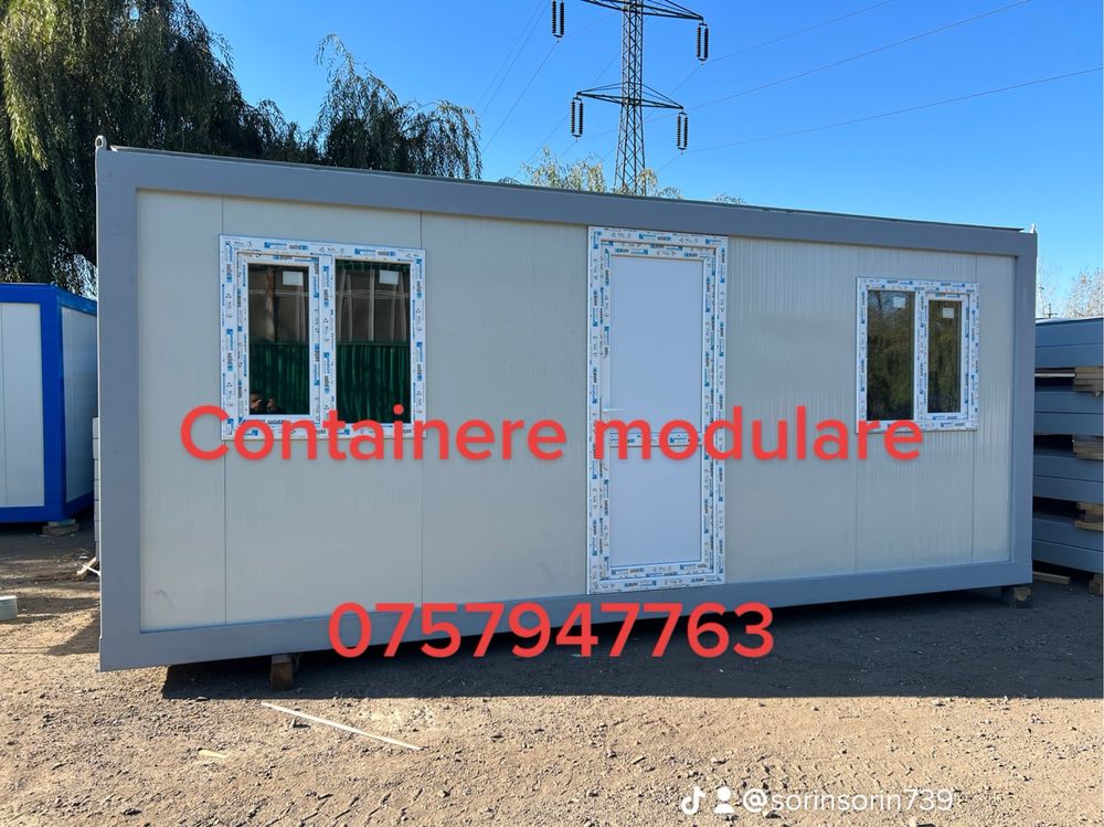 Container birou containere vitrina santier paza fast food