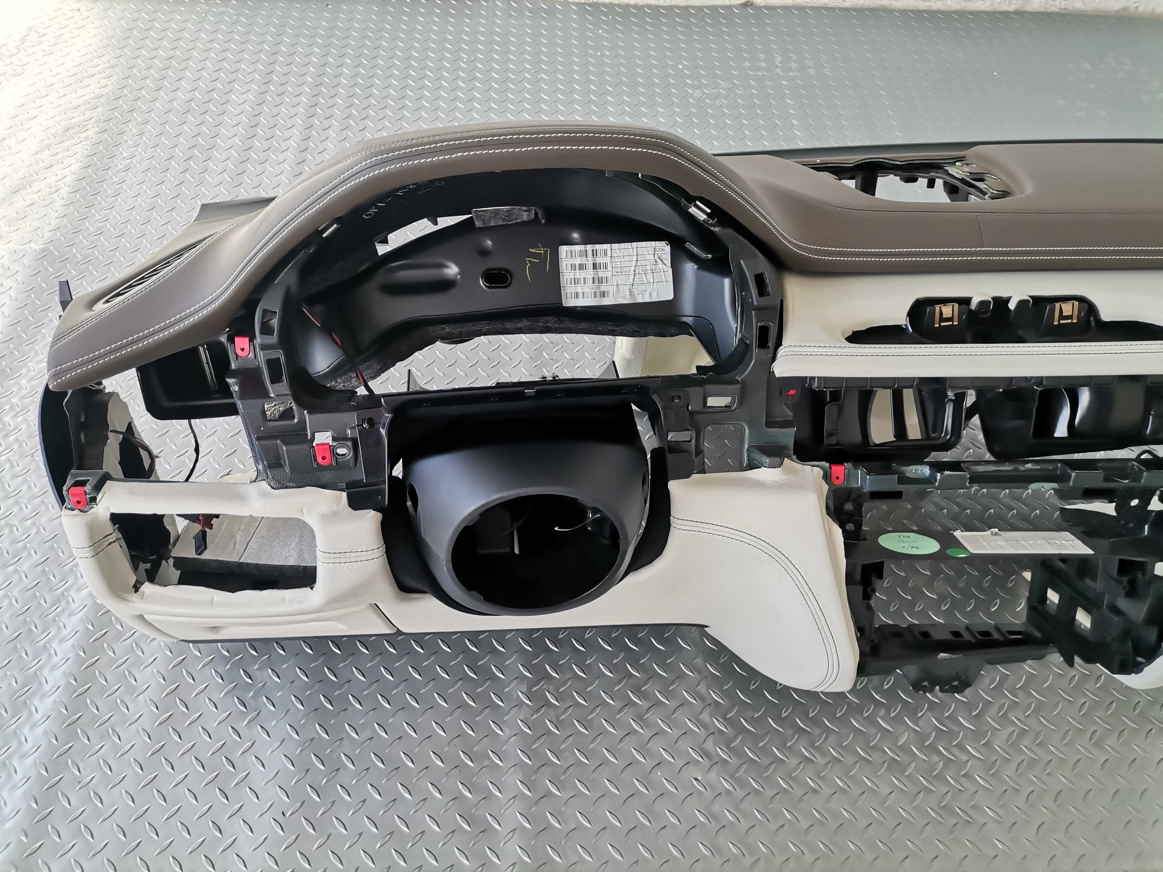 Табло BMW X5 F15 X6 F16 HUD Mocha Nappa Гладка Кожа