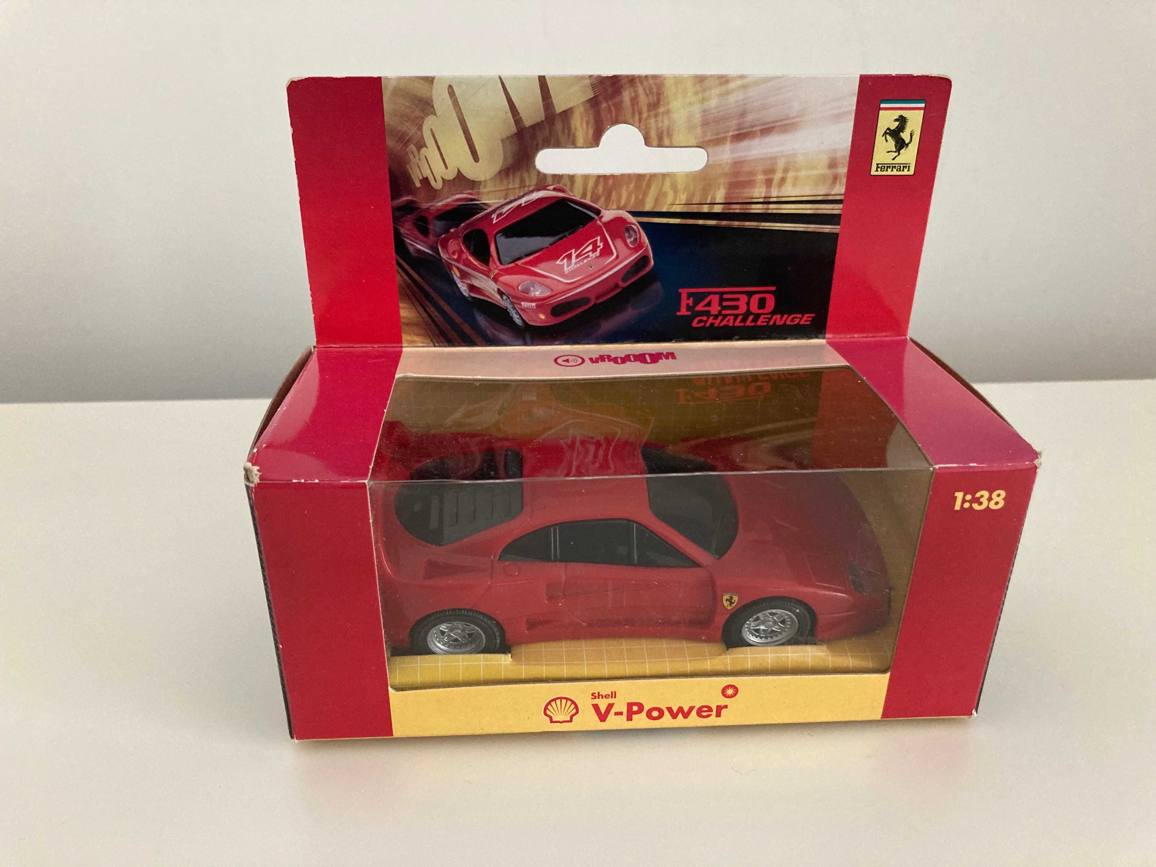 Количка на Shell V- Power Ferrari F430 Challenge, мащаб 1:38