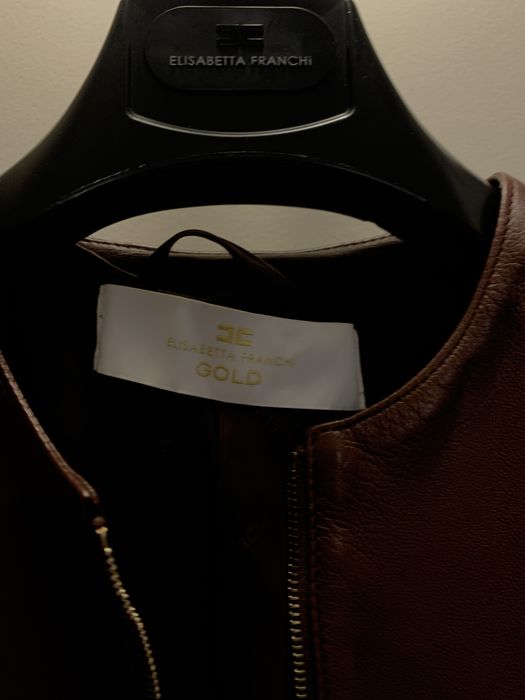 Geaca piele elisabetta franchi