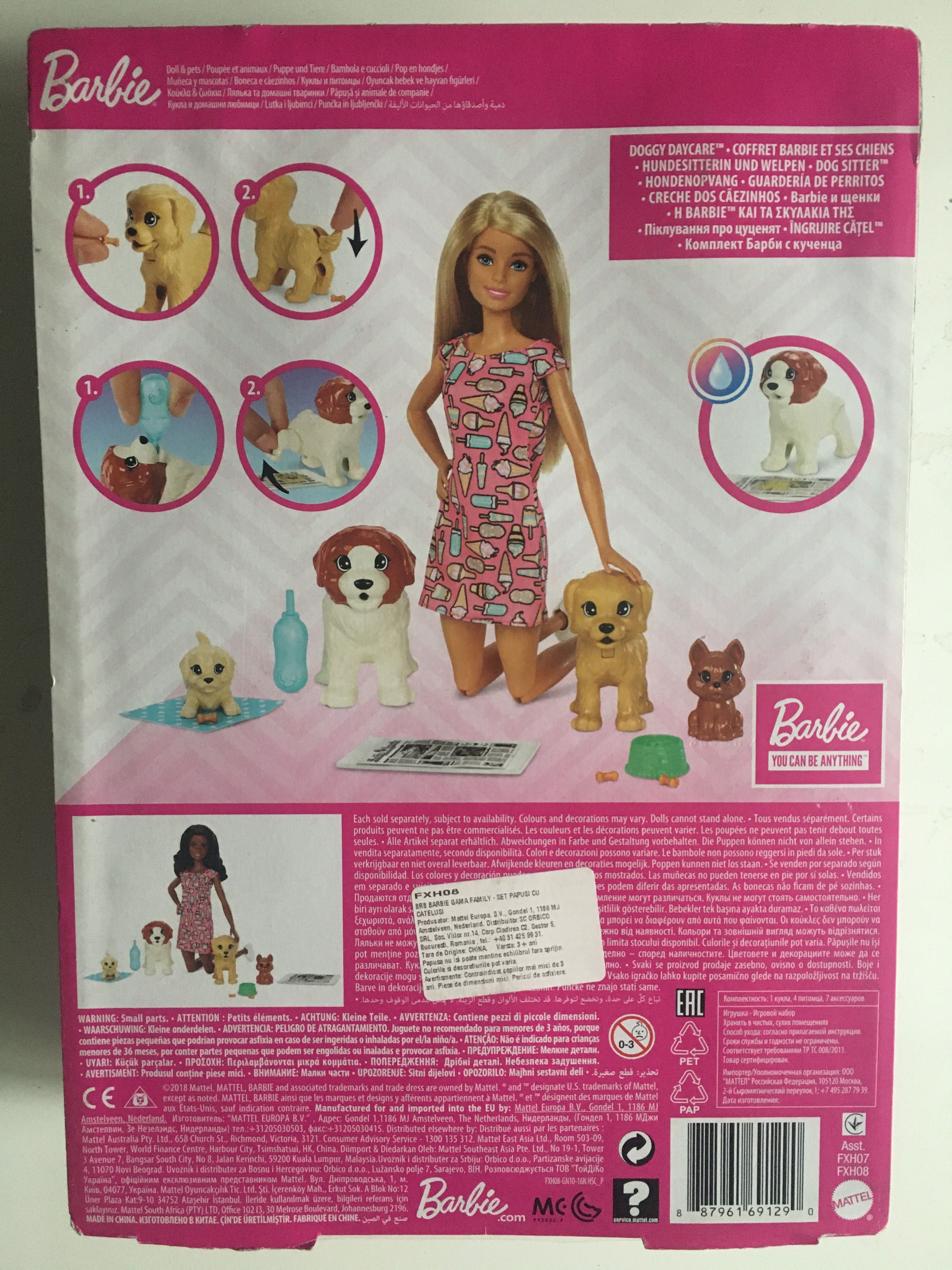 Barbie Doggy Daycare set joaca câini cățeluși nou sigilat
