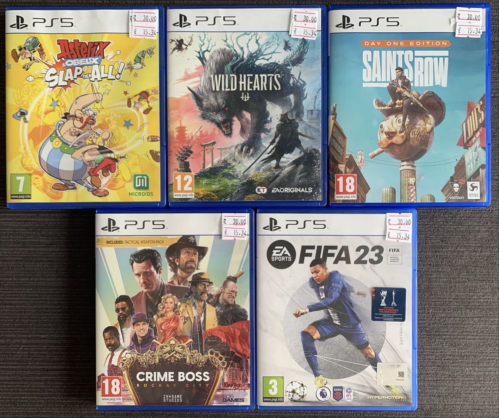 Playstation 5, PS5 игри Плейстейшън 5 - 30 лв за брой