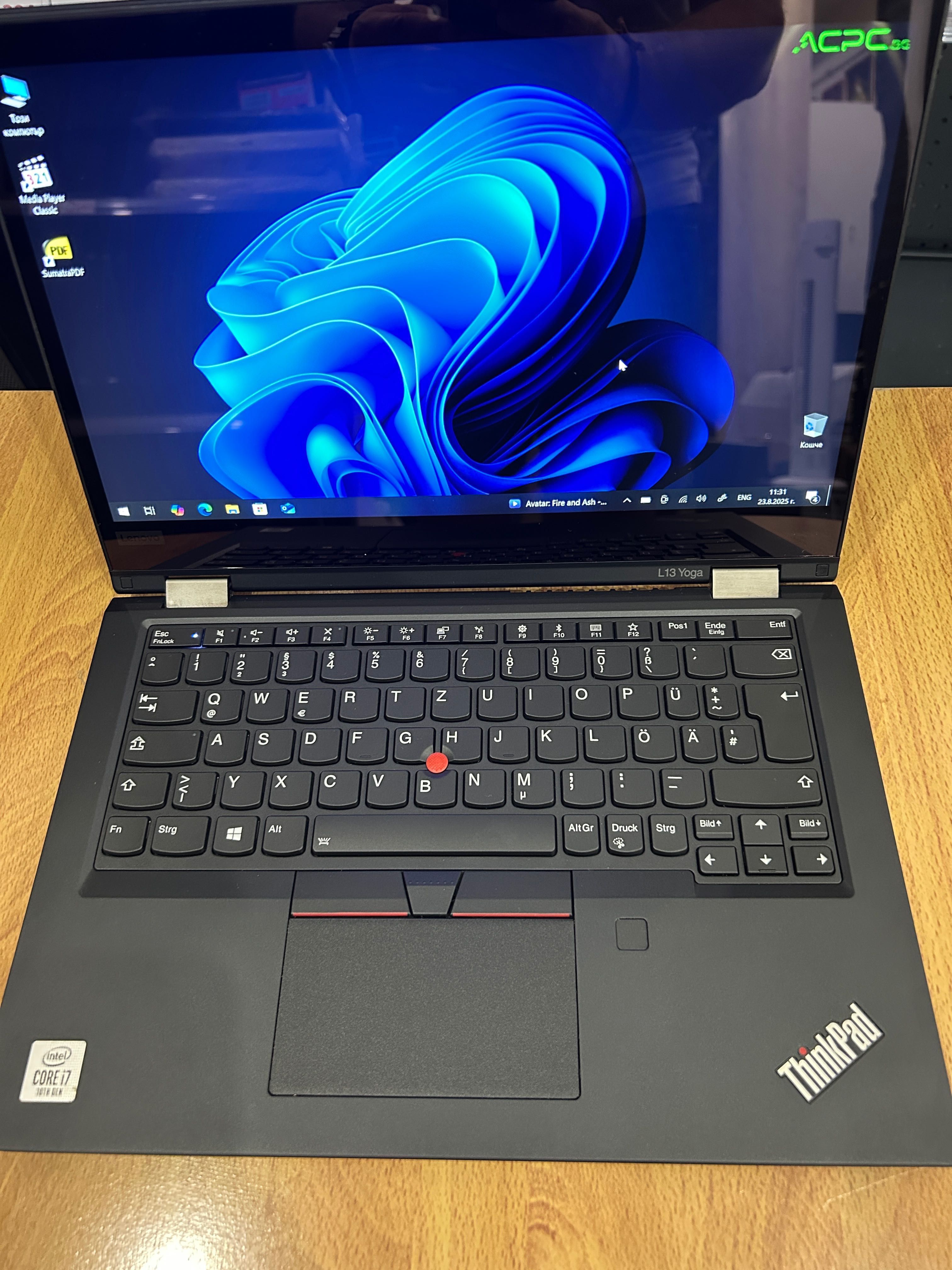 Като нов! Лаптоп Lenovo L13 Yoga i7/16GB RAM/512GB с 3 мен. гар.! ТЪЧ