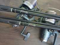 Lansete Shimano și mulinete banax helicon 5600