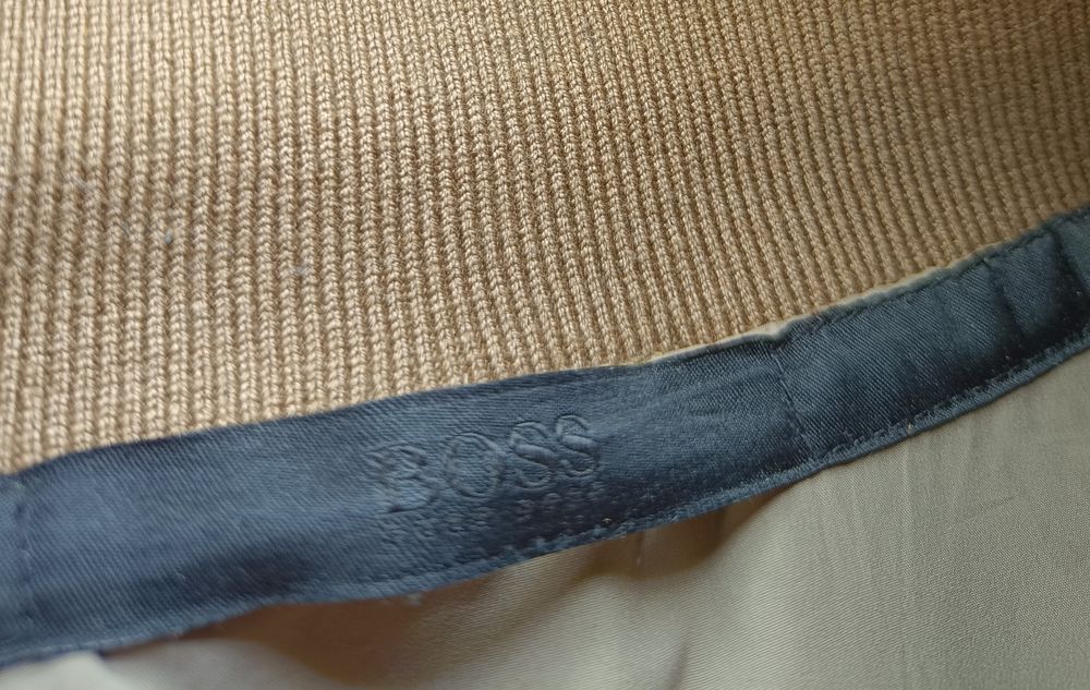 Hugo Boss Alfondo Suede Bomber jacket.