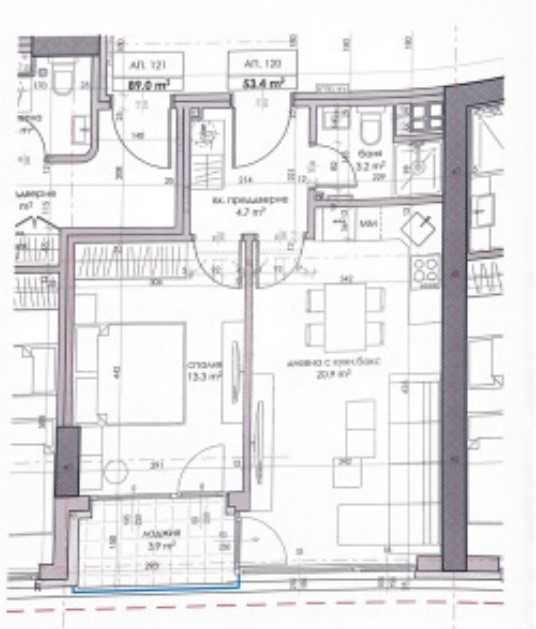 Продава се Двустаен апартамент в София, Дружба 2 - 63 кв.м за 3016 €/кв.м - Снимка #5