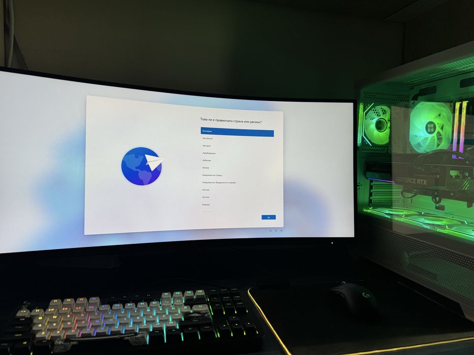 RTX 3070, Ryzen 7 5700X, 16GB RAM, Геймърски компютър!