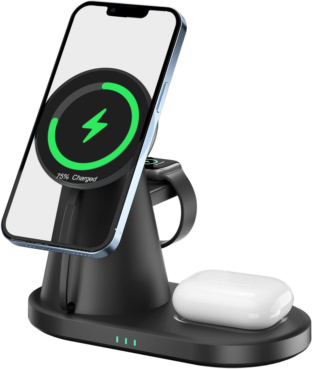 Станция за безжично зареждане с Magsafe за iPhone, iWatch, AirPods