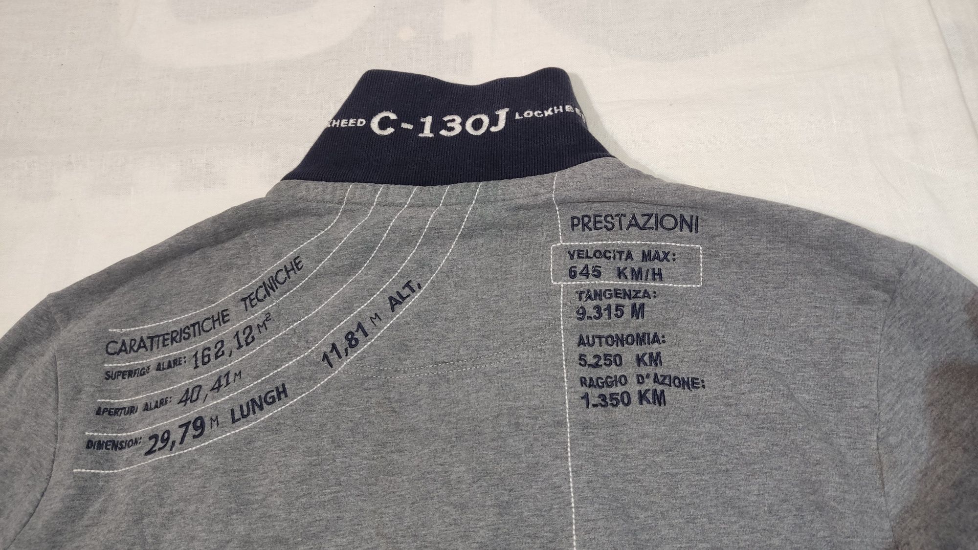 Bluza Aeronautica Militare C 130J Hercules mărime L bărbat fermoar