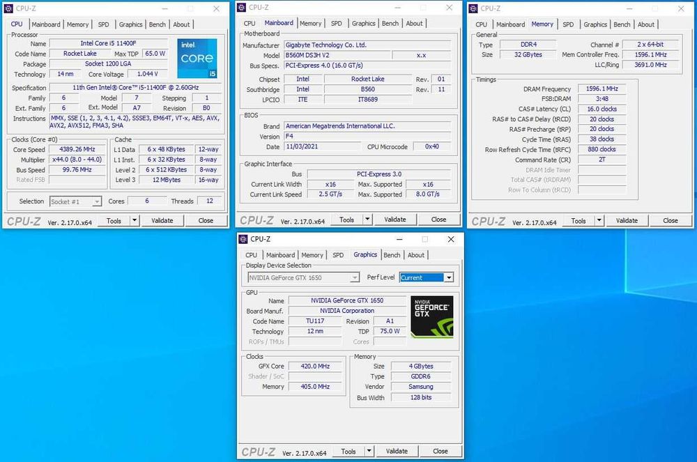 Unitate Gaming i5 11400F - GTX 1650 - 32GB DDR4 - 1TB SSD