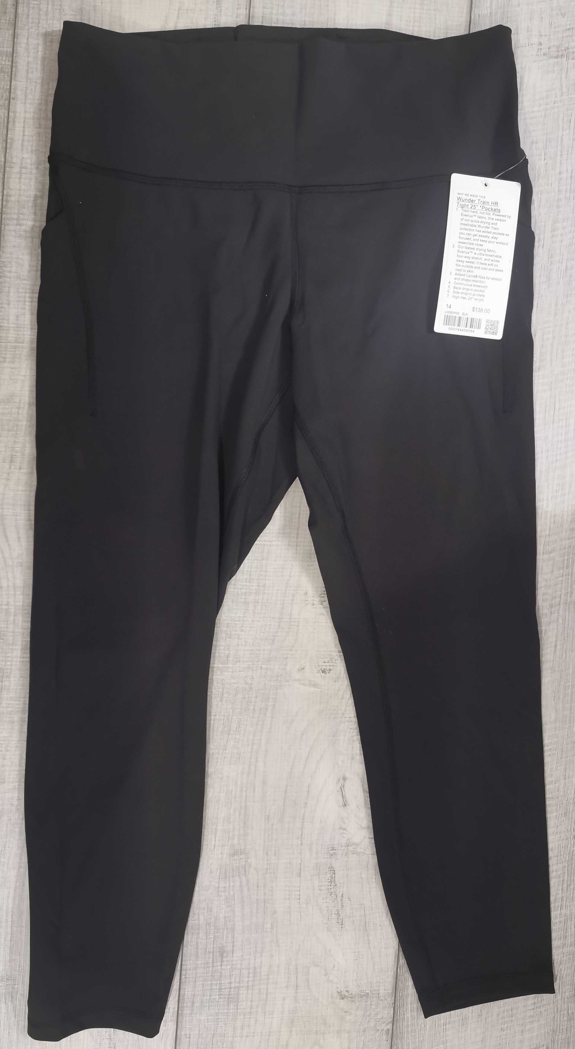 Colanti Lululemon Wunder Train HR Tight 25” With Pockets noi  0 si 14