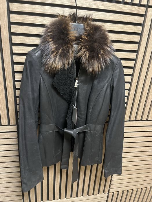 PINKO : Яке/ Палто естествена кожа размер S-M / Оригинал