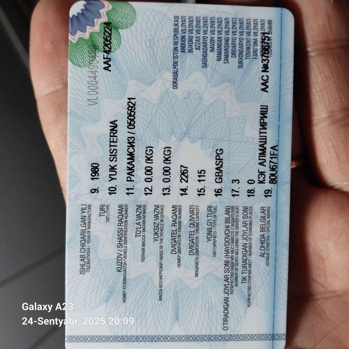 Mashina holat ideal 6ta balon yangi akmilator yangi bosilgan pul kk