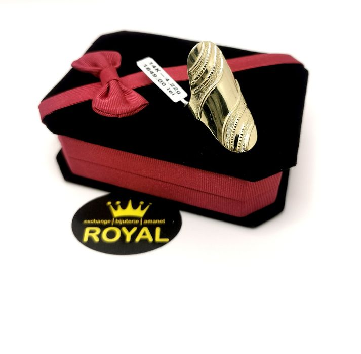 Bijuteria Royal inel din aur 14k 4.22 gr