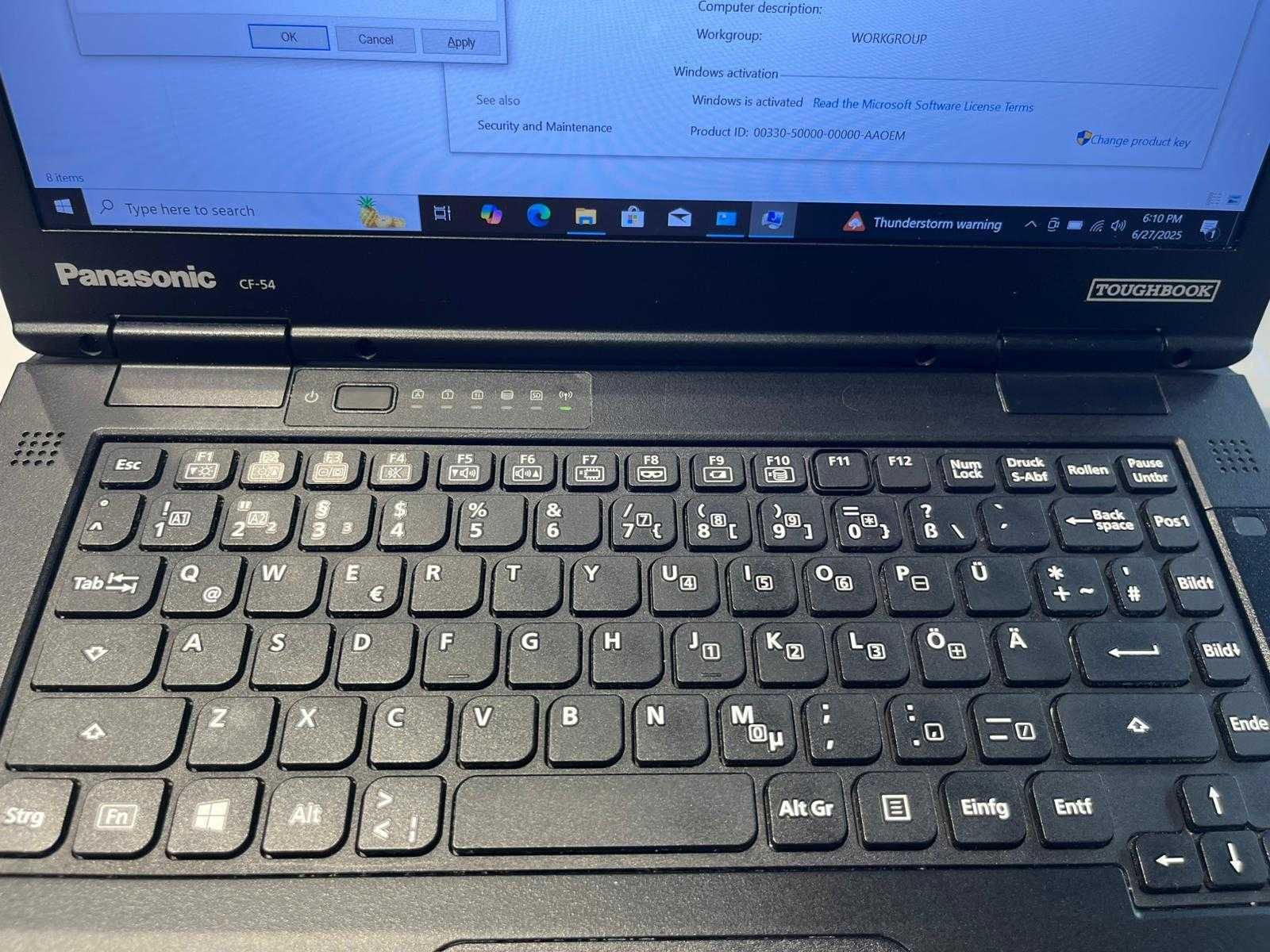 Panasonic CF-54 MK1 I5-5300 8Gb Ram 1Tb Ssd GRAD A