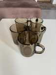 Set 5 cani sticla fume tip Luminarc