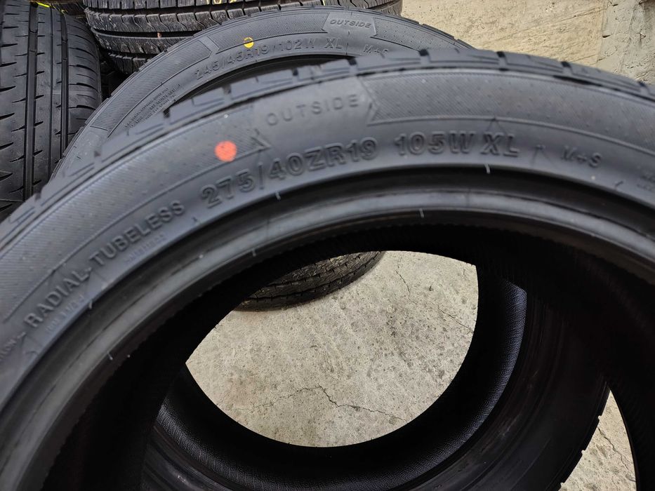 4бр.НОВИ летни гуми SONIX 245 45 19+275 40 19 DOT24 цена за брой