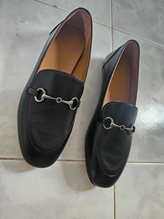 Чисто нови мокасини! Не са носени! От естествена кожа!